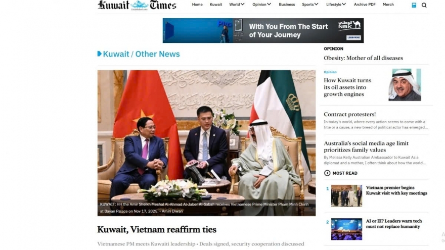 Prime Minister’s visit receives media spotlight in Kuwait